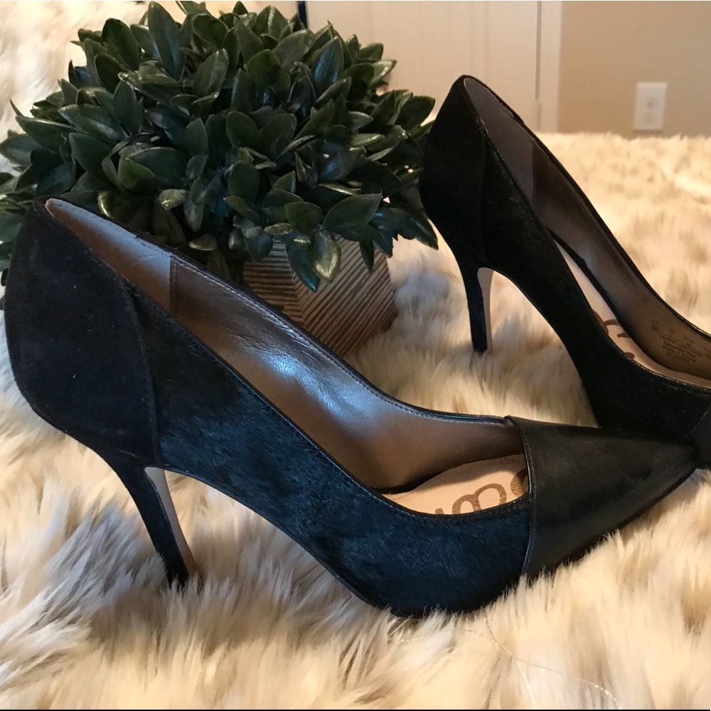 Sam Edelman Real Fur Pumps